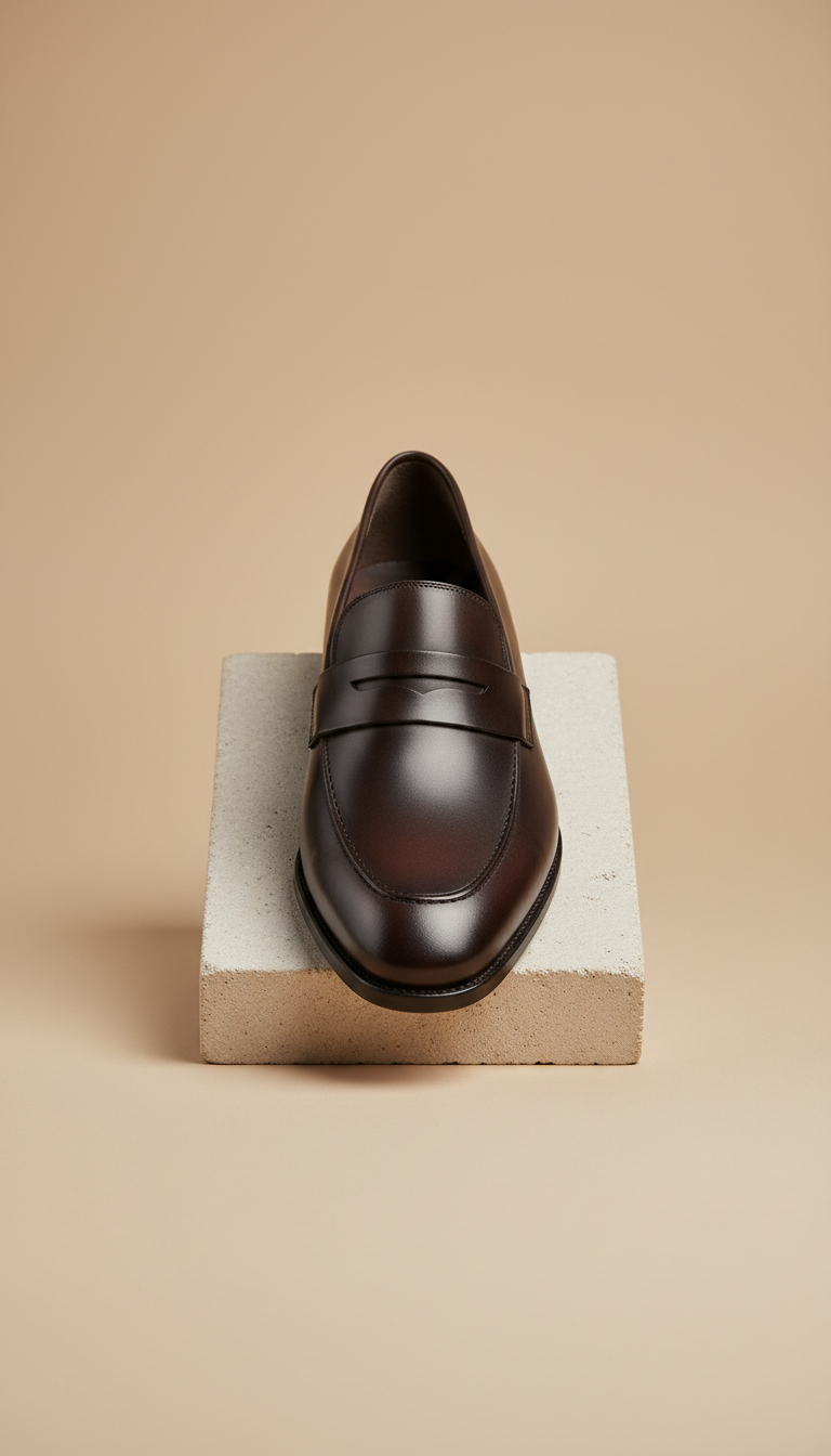 Italian Calfskin Penny Loafer