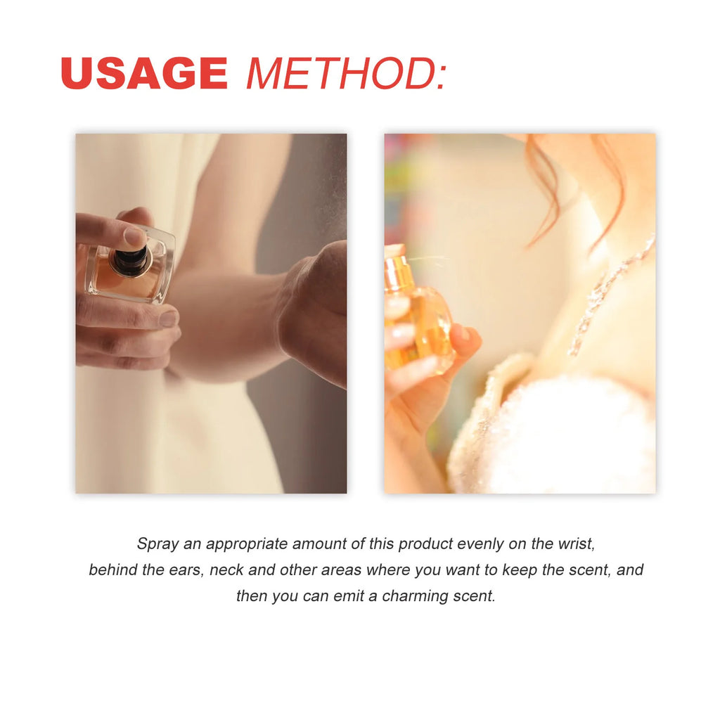 Women's spray perfume with a floral scent