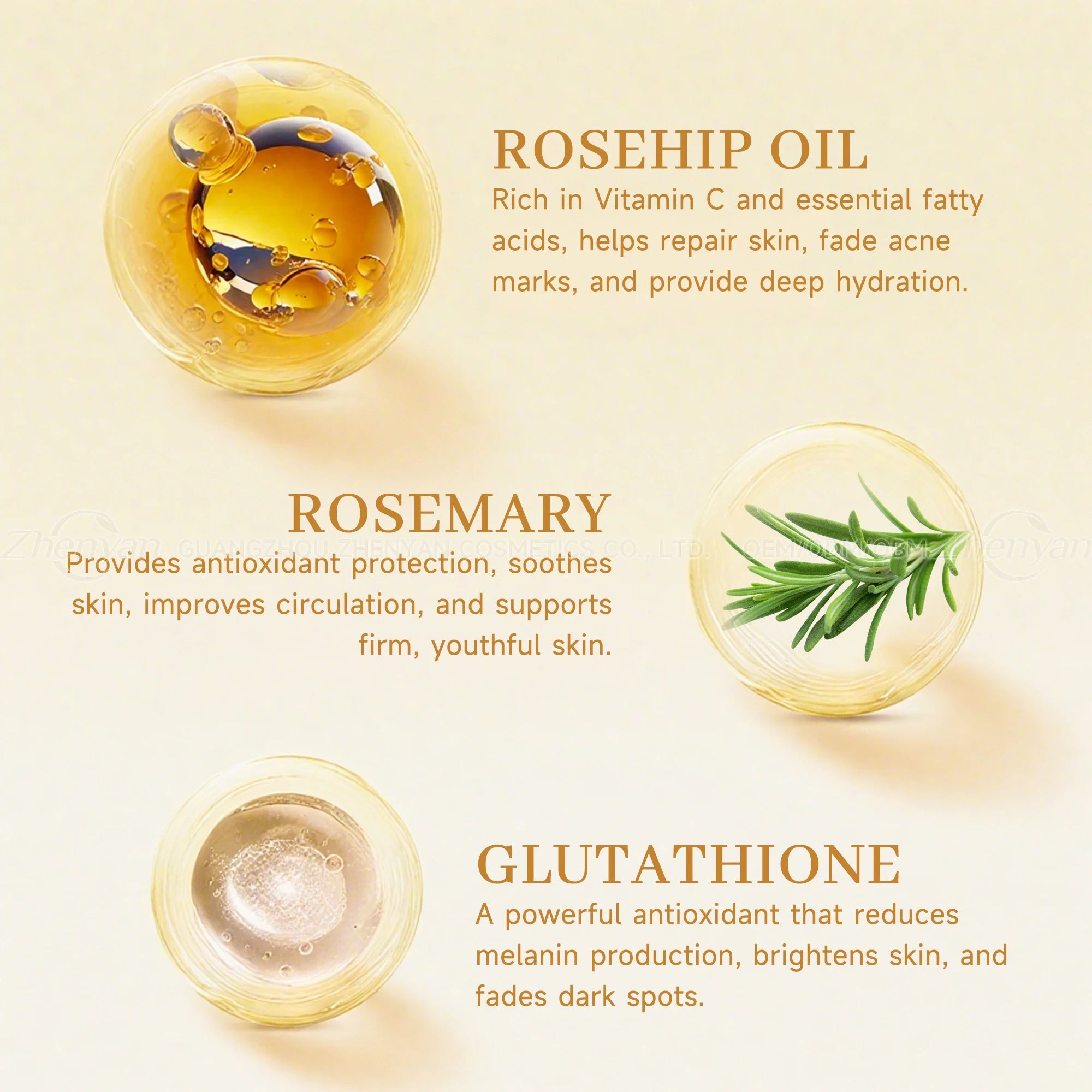 Face brightening oil to lighten the skin, moisturize it, and boost radiance,